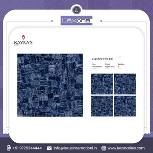Venta caliente 600*600mm brillante estilo moderno azulejo de piso de porcelana para sala de estar 5mm espesor Interior - Product Image 2
