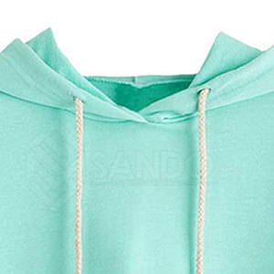 Top corto con estilo de alta calidad para mujer, sudaderas con capucha, precio al por mayor, nuevo diseño, Top corto para mujer, sudaderas con capucha - Product Image 3