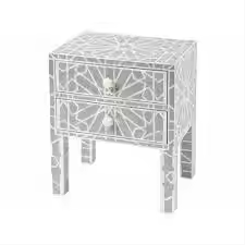 Muebles de decoración para el hogar con incrustaciones de hueso Heritage Impresionante artesanía Home Style by Crescent Crafts - Product Image 2