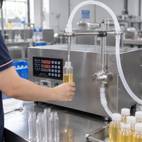 Solution de remplissage semi-automatique pour boissons et cosmétiques en petites quantités, facile à utiliser, pour les petites entreprises