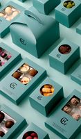 Caja de Regalo de Chocolate de Cartón de Lujo con Logotipo Personalizado para el Día de San Valentín, Cajas de Papel para Chocolate