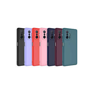 Funda Protectora de Silicona Líquida Premium Mara de JoieCreatif para Xiaomi Mi 11T Pro 5G, Carcasa Trasera Suave de TPU en Rojo - Product Image 3