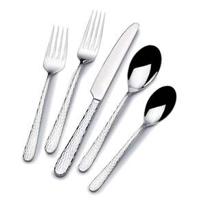 ชุดช้อนส้อมตกแต่งสำหรับโต๊ะอาหาร ผลิตในอินเดีย ดีไซน์สวยงาม สีเงิน - Product Image 1