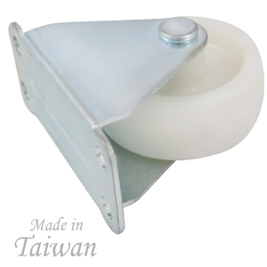 Ruedas de ruedas pequeñas ocultas para muebles de 1,5 pulgadas y 40mm, rueda blanca de PP para sofá - Product Image 3