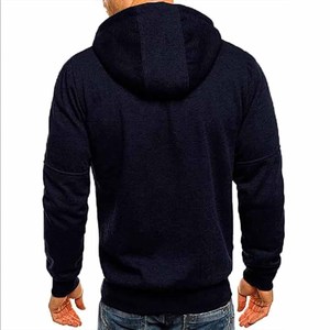 Nouvel arrivage de sweat à capuche bicolore bas quantité minimale de commande meilleure qualité hommes sweats à capuche zippés prix de gros sweat à capuche fabriqué au pakistan - Product Image 1