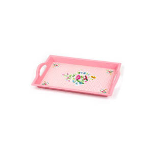 Elegante bandeja decorativa rectangular, solución versátil para servir y almacenar - Product Image 1