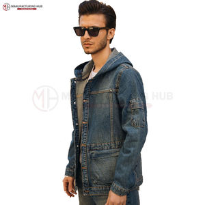 Top mode hommes vestes nouvelle dernière vente chaude fantaisie décontracté classique élasticité Denim manteau jean hommes veste pour homme - Product Image 5