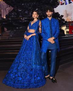 Confección de calidad de exportación, estilo étnico moderno, estándares de calidad internacionales y tendencias de moda en evolución, elegante lehenga choli - Product Image 2