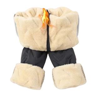 Pantalon de survêtement en polaire épais pour femme, imperméable, 100% coton, vêtement thermique, coupe-vent, logo vintage, taille chaude, Bayer - Product Image 4