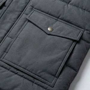 Parka longue personnalisée, manteaux matelassés, veste universitaire à capuche, mode respirante, vêtements d'extérieur thermiques isolés coupe-vent pour femmes - Product Image 5