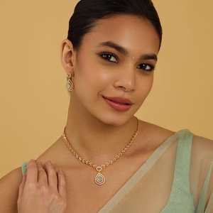 Zircon <b>Necklace</b> 178018 for Party Occasions - Product Image 1