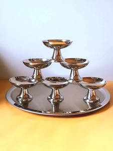 Base para Tazón de Acero Inoxidable de Lujo, Diseño Minimalista para una Decoración Elegante de Mesa y Hogar - Product Image 3