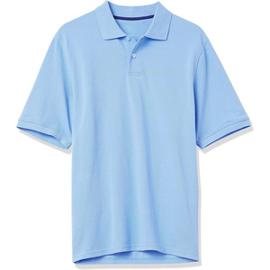 Polo en piqué de coton pour homme, manches courtes, respirant, confortable, col chemise, décontracté, pour l'été, usage quotidien, bureau - Product Image 5