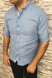 Venta al por mayor de camisas de manga larga de los hombres camisas formales de los hombres Casual Primavera Verano de alta calidad de negocios personalizados camisa de caballero para los hombres - Product Image 2