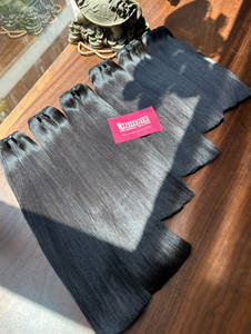 Cabello de trama estirado doble Color negro natural recto Calidad superior 100% Cabello humano vietnamita - Product Image 2