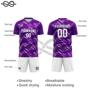 เสื้อฟุตบอลระบายอากาศชุดฟุตบอลเสื้อฟุตบอลแบบกำหนดเอง - Product Image 4