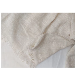 100% Mulberry Soie Tissu Vegan Handloom Tissé 114cm Naturel Eri Soie Imprimé Uni Teint Paix pour Garçons et Filles - Product Image 1