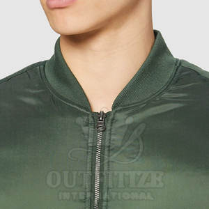 Veste bomber pour homme à séchage rapide en gros pour la vente en ligne, veste bomber d'hiver en polyester pour homme - Product Image 5