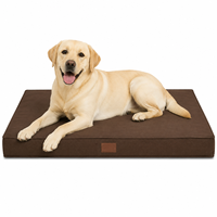 Matelas pour chien et chat Oxford, écologique, imperméable, design moderne, motif uni, toutes saisons, ergonomique