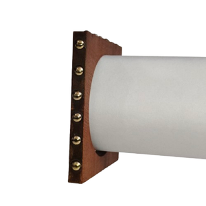 Bracelet en bois foncé de forme carrée avec accents dorés polis - Bracelet géométrique minimaliste en bois - Cadeau de bijoux artisanal - Product Image 5