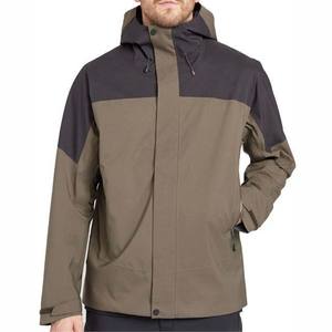 เสื้อแจ็คเก็ตซอฟต์เชลล์สำหรับผู้ชาย กันลม กันน้ำ ระบายอากาศได้ดี เป็นมิตรกับสิ่งแวดล้อม ลายปะติด ปักโลโก้ด้านหน้า ผ้าโพลีเอสเตอร์ 100% - Product Image 1