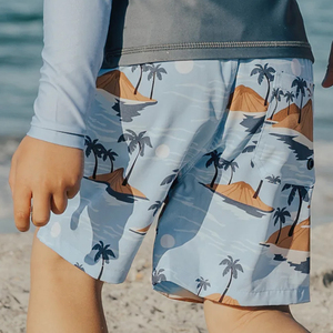 Shorts de surf pour hommes, écologiques, anti-rides, respirants, avec motif camouflage, style streetwear, fermeture à cordon, séchage rapide - Product Image 5