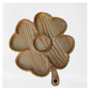 Plateau élégant en bois du Vietnam, finition en bois naturel, formes uniques pour un service alimentaire lisse et élégant dans les cafés ou les restaurants - Product Image 2