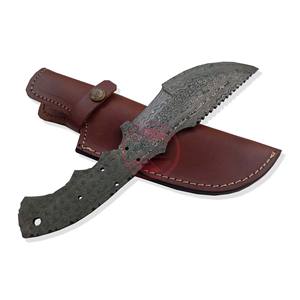 Damasco caza cuchillo de hoja en blanco táctico Camping cuchillo de hoja en blanco - Product Image 5