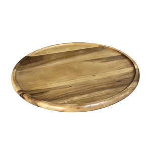 Classic Design Top Wood Lazy Susan Pizza Serving Cake Decorative Lazy Susan Most Popular Product Kitchen Accessories Hot Selling - Product Image 3