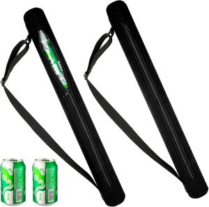 Sac isotherme en néoprène pour 6 canettes de bière ou bouteilles de vin, avec logo personnalisé, pour extérieur, type tube de golf, 12 oz - Product Image 1