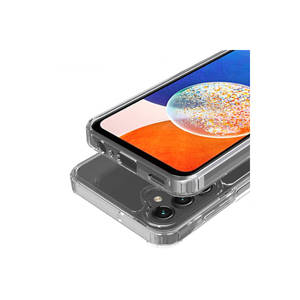 Coque transparente rigide en PC compatible avec Samsung Galaxy S24 Plus, compatible Magsafe, antichoc, avec motif en relief, protection intégrale - Product Image 3