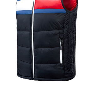 <b>Top</b> Quality Men Hooded Puffer Vest Navy Blue Padded Vest Detachable Hood Sleeveless Winter <b>Bubble</b> Jacket Body Warmer Wholesale - Product Image 5