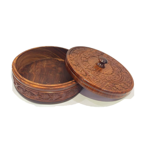 Casserole en bois écologique de haute qualité décor de table en vrac casserole en bois plat approvisionnement nouveau Design - Product Image 4