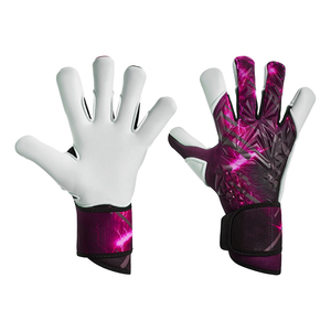 Nouveaux gants de gardien de but en cuir pour adultes personnalisés avec caractéristiques antidérapantes Protection des doigts plus épaisse pour gardien de but de football de football - Product Image 4