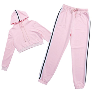 Hiver Automne Casual Crop Top Jogging Suits 2 Pieces Women Sweatsuit Velvet Track Suit Tracksuit Set 2026 - Product Image 5