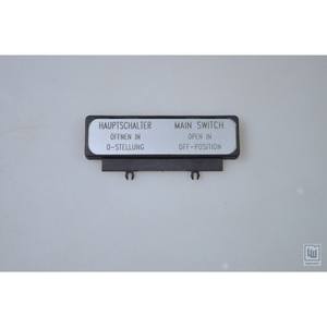 Eaton 065957ป้ายเตือน ZFS62-NZM7 LW14694 1PU เทปเตือนหมวดหมู่สินค้าใหม่ = 10ชิ้น - Product Image 1