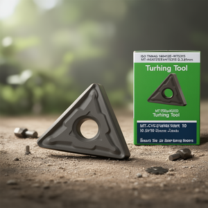 Plaquettes de tournage indexables ISO TNMG 160412E-MT5315 D.3.81mm MT-CVD revêtues, lot de 10 pour outils de tournage - Product Image 3