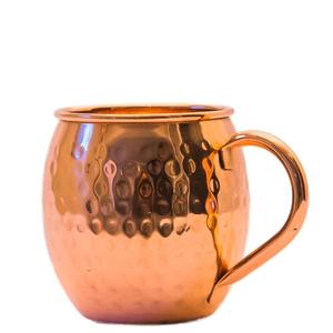 Tazas de cerámica de cobre modernas de alta calidad con patrón martillado, duraderas y al mejor precio para cócteles y bebidas de la India - Product Image 5