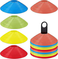 Conos de Entrenamiento de Fútbol Duraderos al por Mayor, Equipo de Agilidad Multitamaño, Color Personalizado, Plástico PE, Marca Personalizada