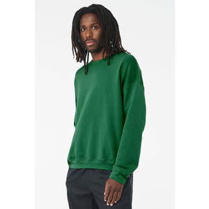 Bella Canvas High Quality Unisex Sponge Fleece Sweatshirt Drop Shoulder with Custom Letter Embroidery Printing Blank SWEATSHIRTS - Product Image 5