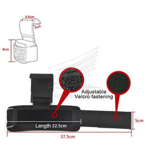 Durable <b>Neoprene</b> Weightlifting Hooks-High Quality Fitness Gear with Breathable Lightweight Design - Product Image 4