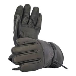 Gants d'habillage en cuir de mouton véritable pour hommes hiver chaud écran tactile doigt complet couleur noire gants de haute qualité - Product Image 2