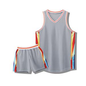 Conjuntos de uniformes de malla de baloncesto personalizados de alta calidad OEM para hombre, traje de uniforme de baloncesto deportivo transpirable de secado rápido - Product Image 1
