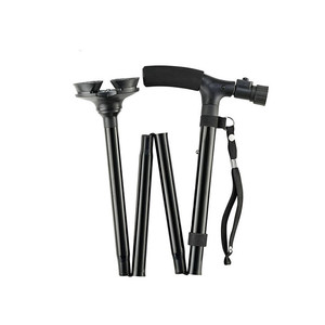 Bâton de marche rechargeable Myrva en alliage d'aluminium, 3 sections, longueur réglable, verrouillage rapide, aide à la randonnée en plein air - Product Image 4