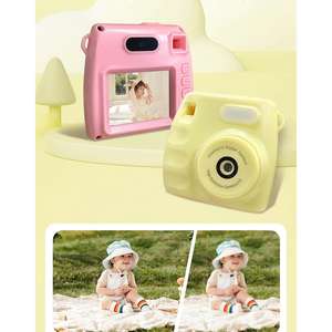 Mini caméra vidéo rechargeable par USB pour enfants, enregistrement vidéo 1080P, appareil photo numérique, objectif avant et arrière, fonction MP3, style dessin animé - Product Image 4