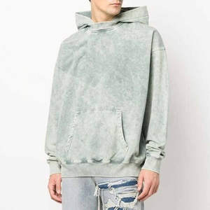 Sudaderas con capucha de lavado ácido de algodón de primera calidad | Jersey de gran tamaño unisex y estilos con cremallera | Sudaderas con capucha de moda de peso pesado al por mayor - Product Image 2