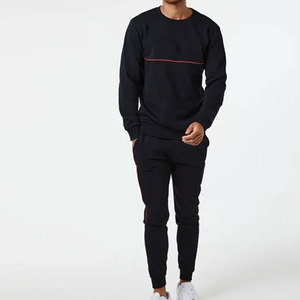 Survêtement en laine respirant confortable personnalisé avec logo brodé pour une utilisation quotidienne en extérieur au printemps-comprend un pantalon de survêtement - Product Image 2