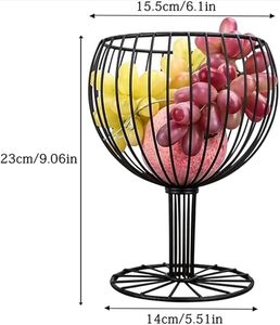 Elegant <b>Metal</b> Fruit <b>Basket</b> For Kitchen And Dining Table Decoration Modern Iron Wire <b>Metal</b> Fruit <b>Basket</b> For Home And Restaurant - Product Image 4