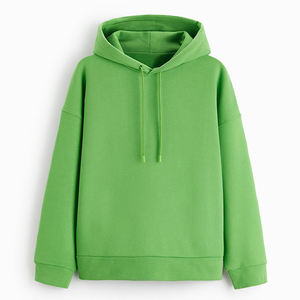 Sudadera con capucha de hombro caído de gran tamaño para hombre personalizada 100% algodón grueso peso pesado Streetwear jersey en blanco para invierno - Product Image 1
