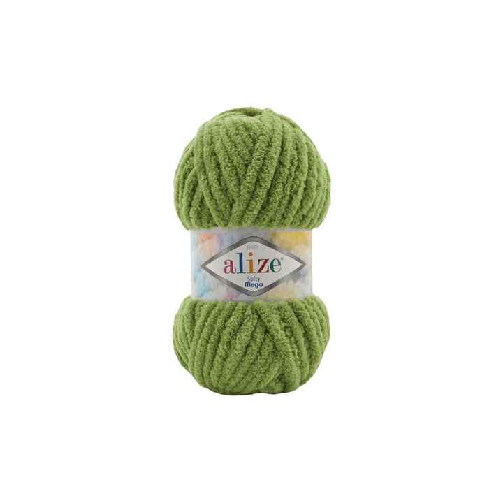 Softy Mega (Thick) 485 Turtle Green Knitting Yarn
